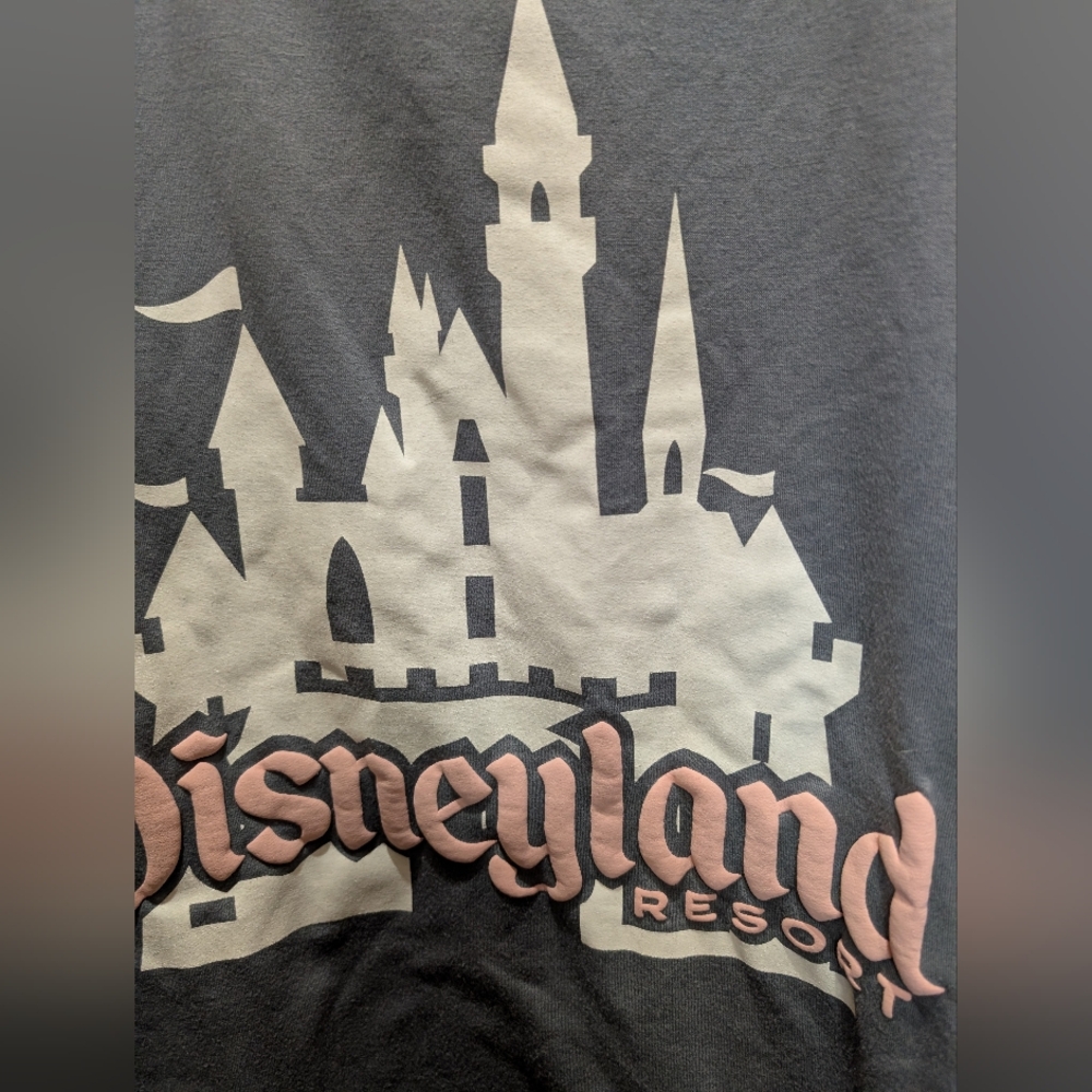 Disneyland Gray Embossed Long Sleeve Shirt - Picture 3 of 8